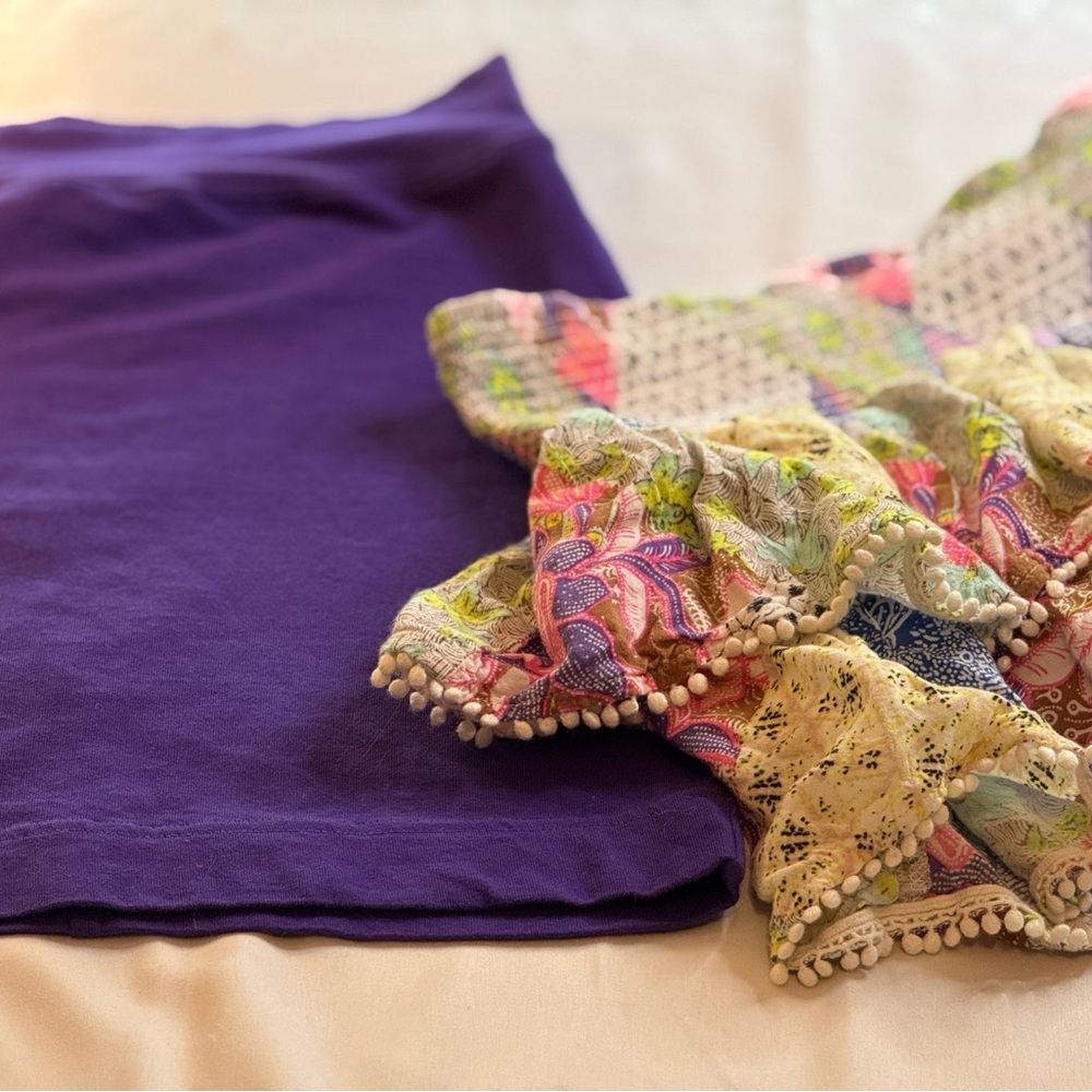Victoria’s Secret Moda International Multicolor & Purple Skirt, Women’s Clothing - Picture 8 of 9